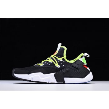 Nike Air Huarache Drift PRM Black Volt Running Shoes AH7334-018 Shoes